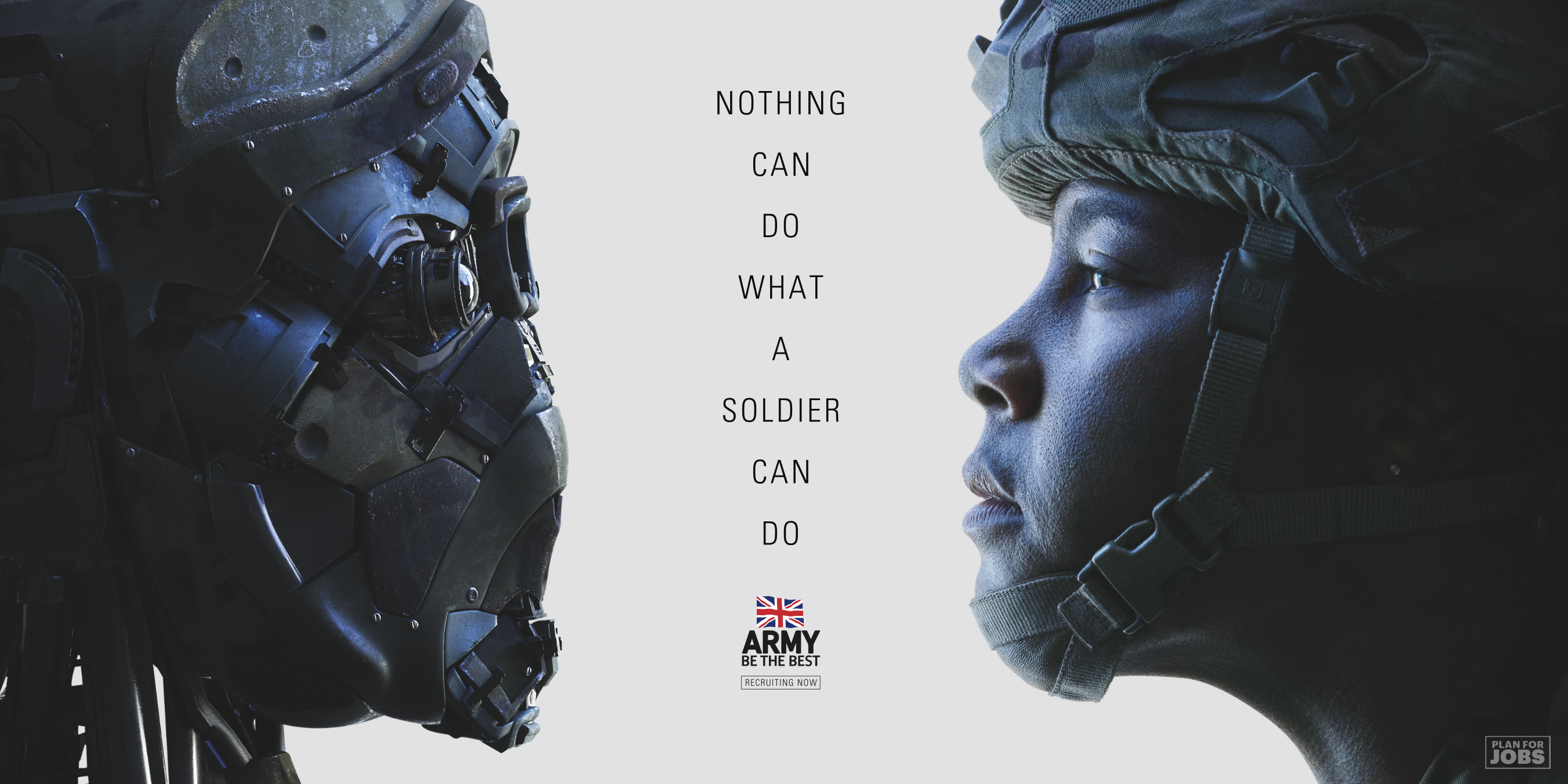 A promo of the British Army-s Nothing Can Do What a Soldier Can Do campaign