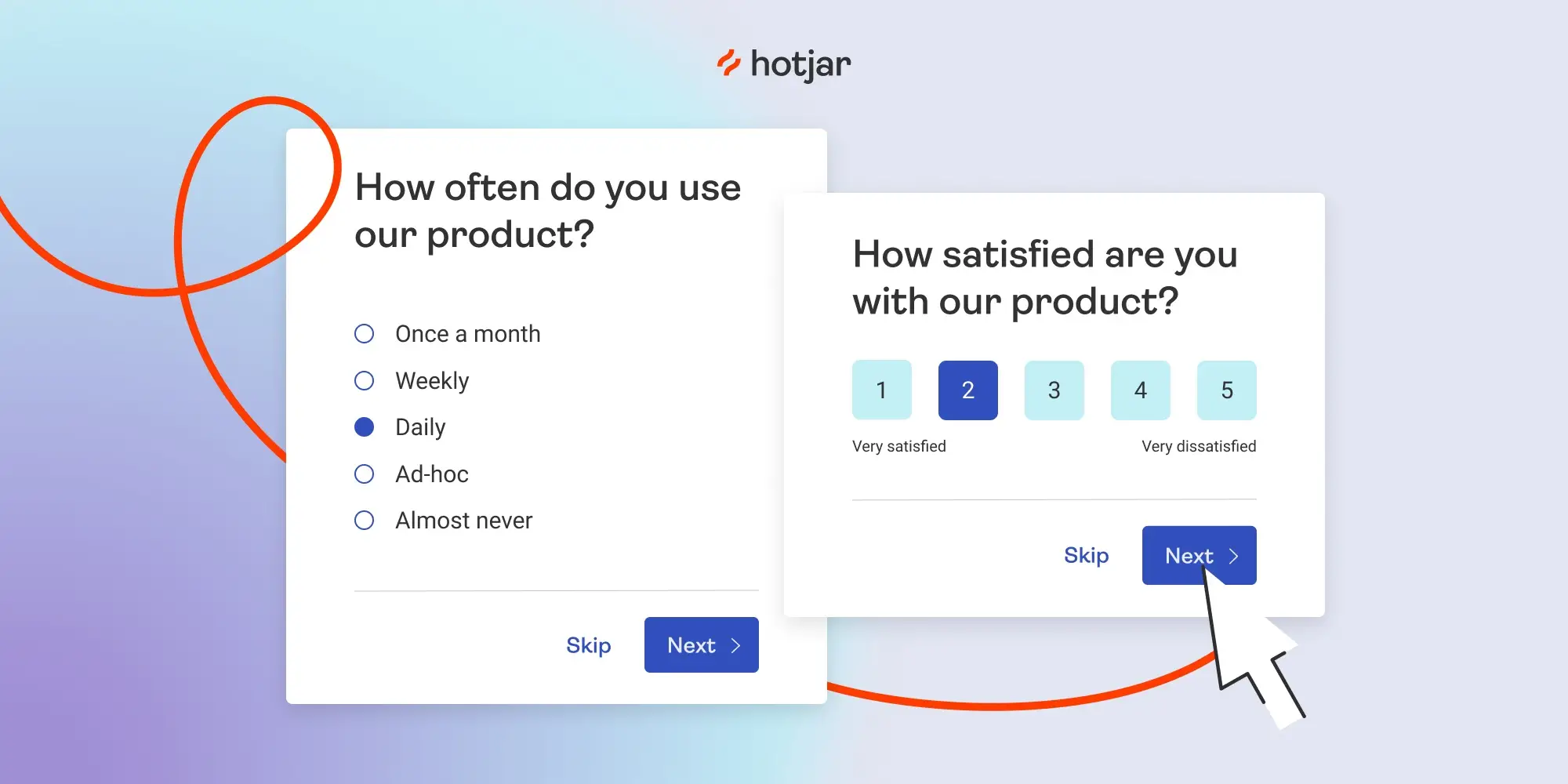 Hotjar customer feedback tool