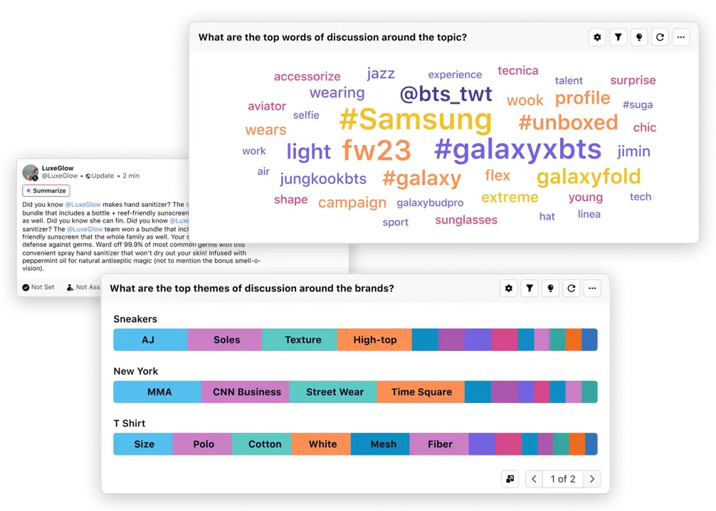 Social listening data analysis with Sprinklr Insights