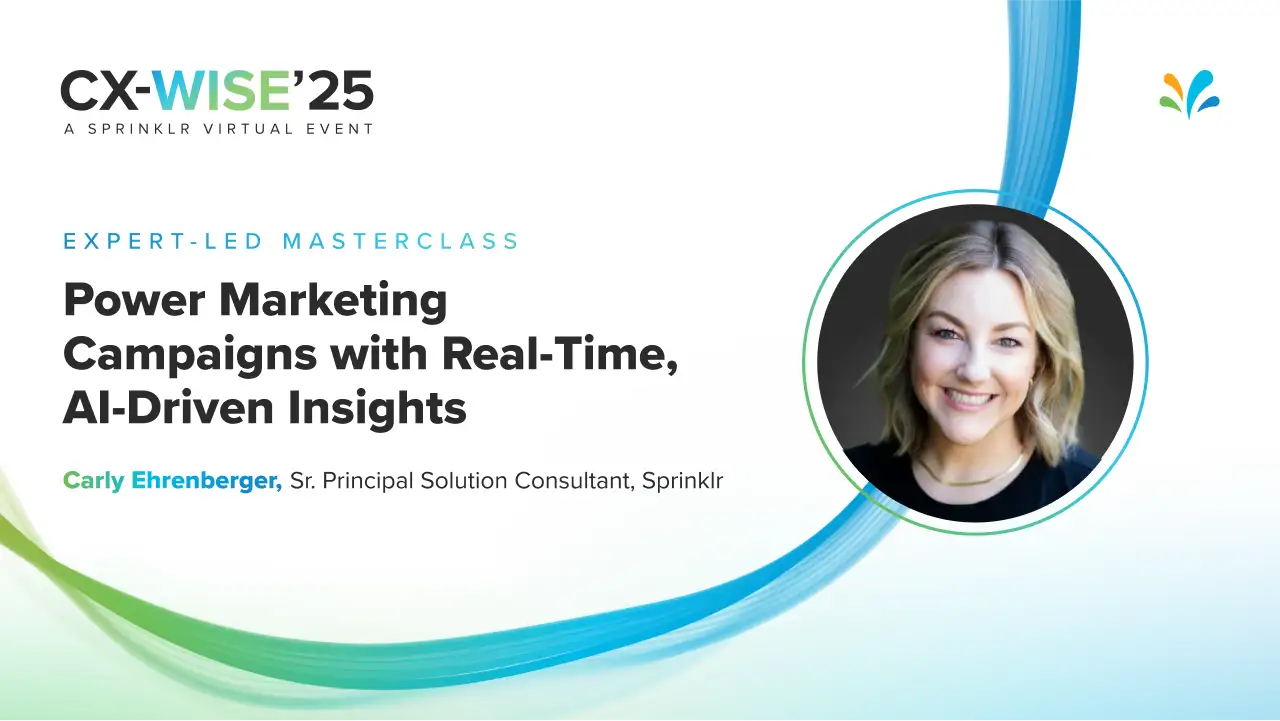 CX WISE 25 Masterclass 9 Carly