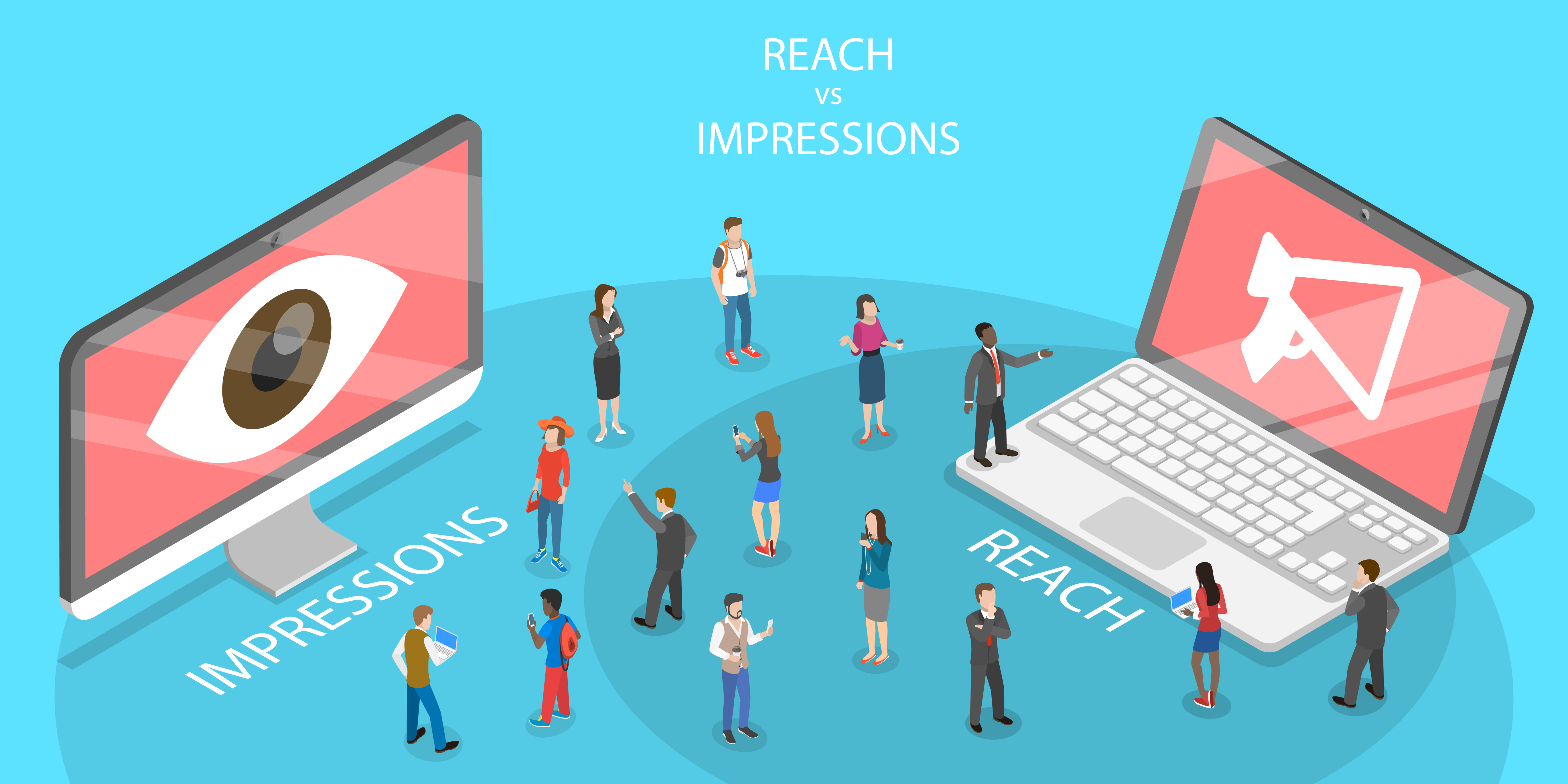 Social Media Reach Vs. Impressions: What's The Difference? | Sprinklr