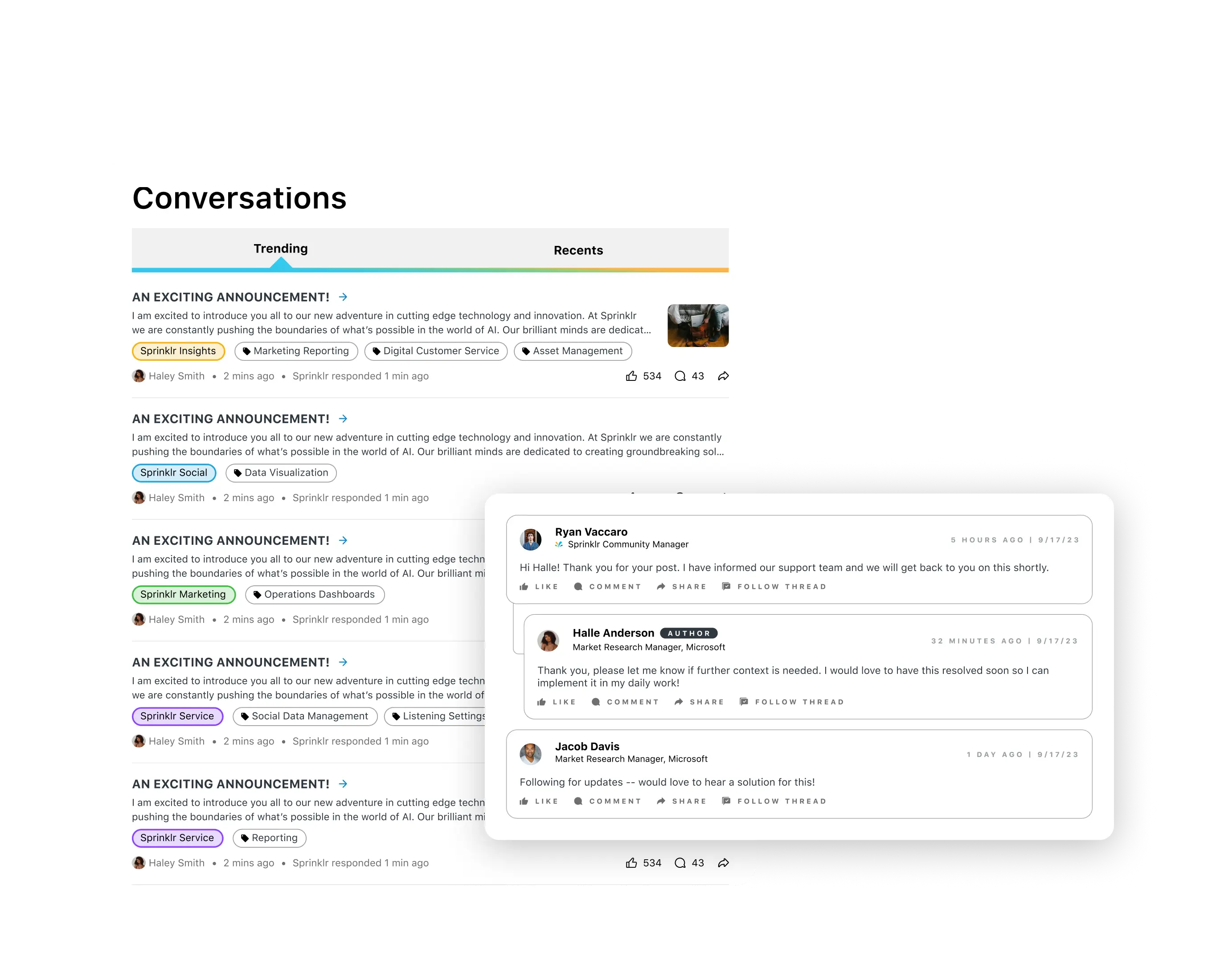 Create solid communities by connecting customers and experts