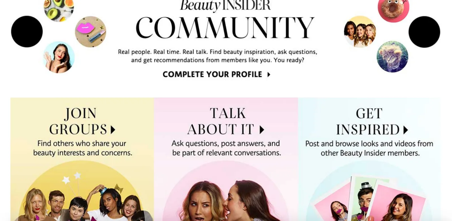 Sephora-s online groups enjoy a strong fan following