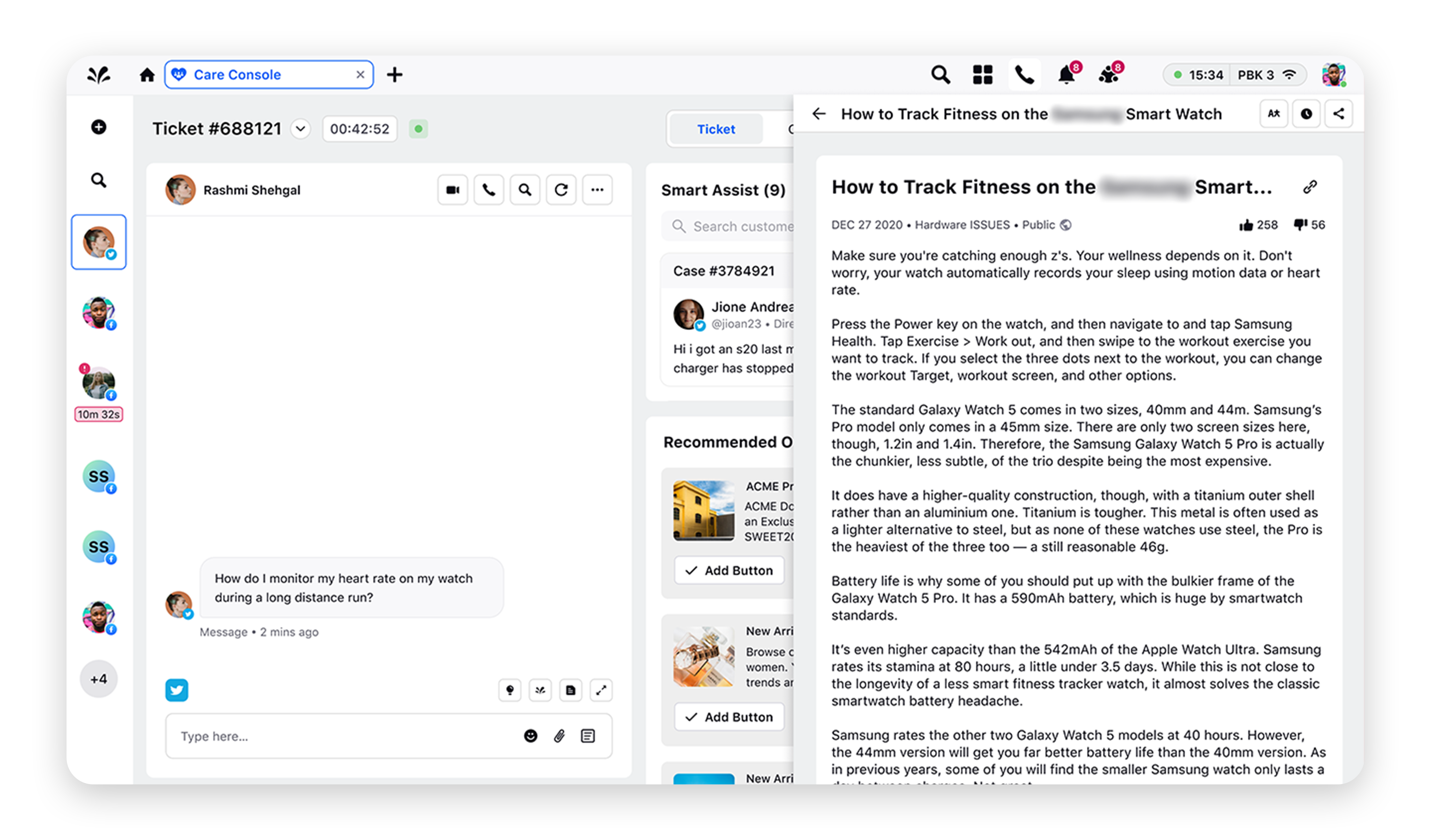 Find relevant article with fewer clicks