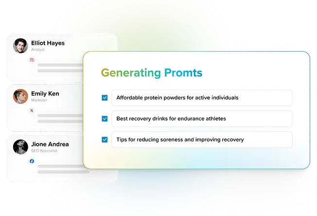 Prompts powered by real conversations
