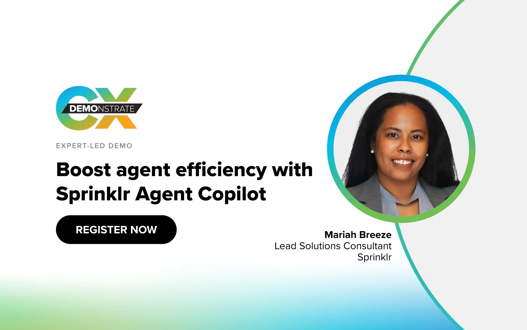 Sprinklr CX Demo Day Social Card Mariah Breeze 2