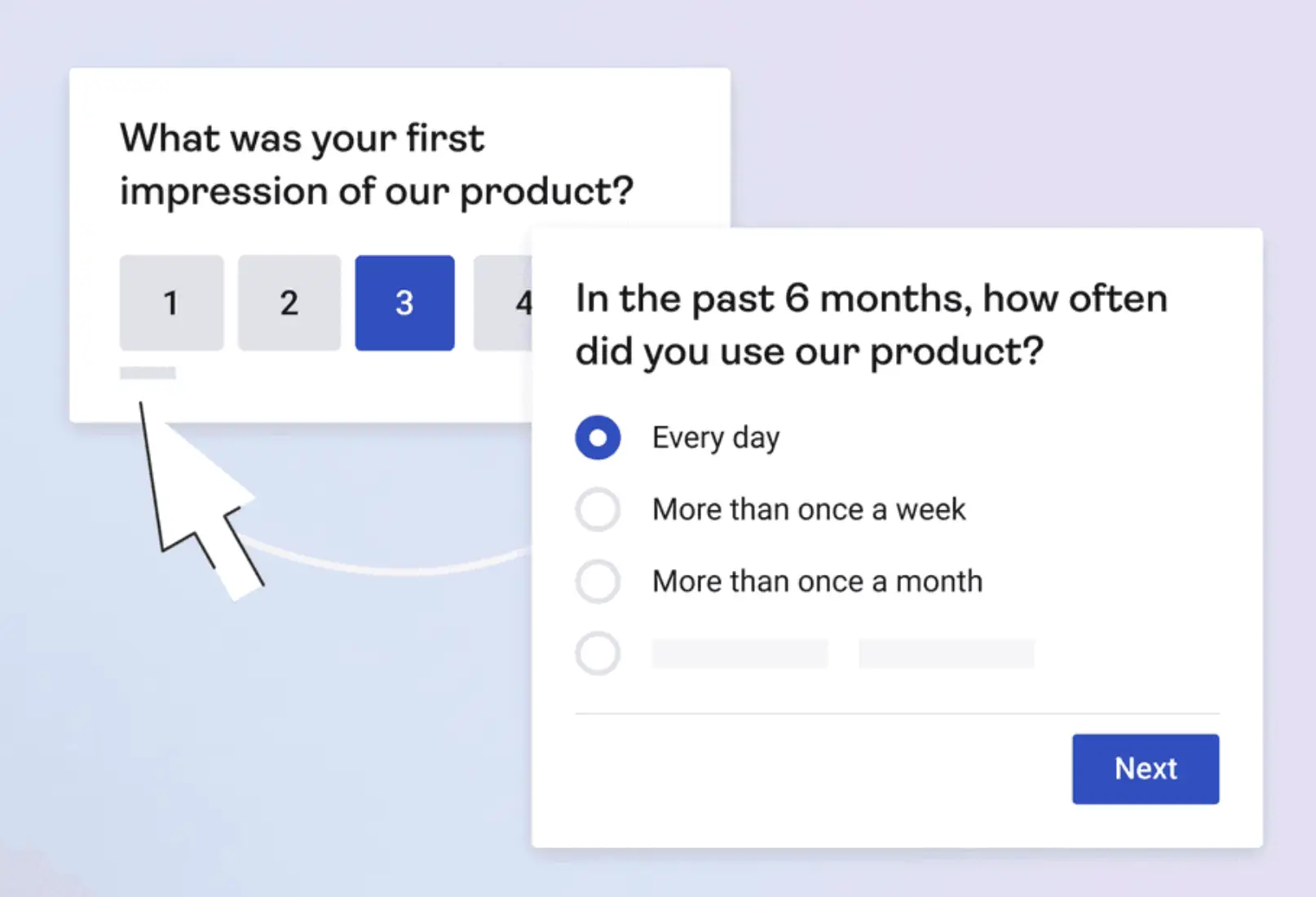 In-app VoC insights collection 