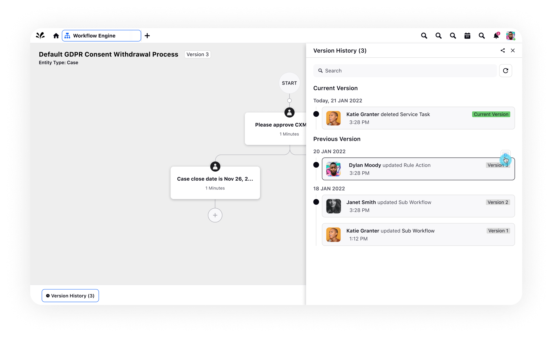 Version Control For Workflows