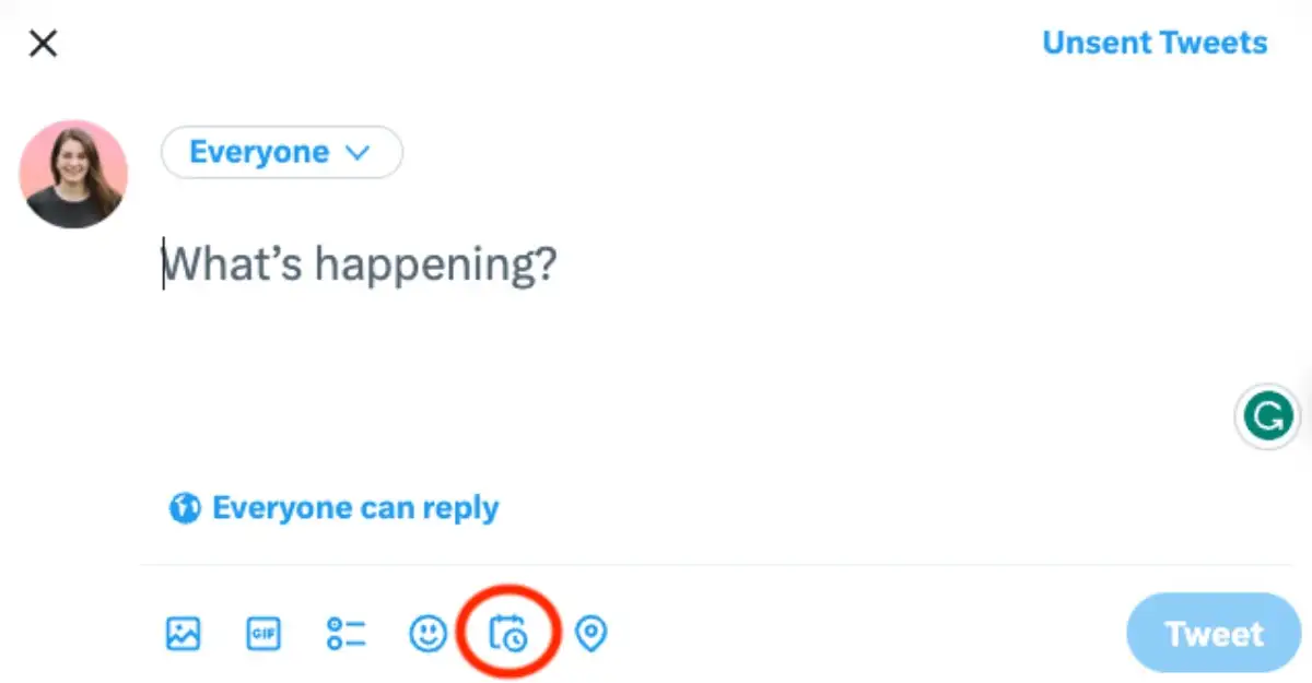 Twitter scheduler using the composer