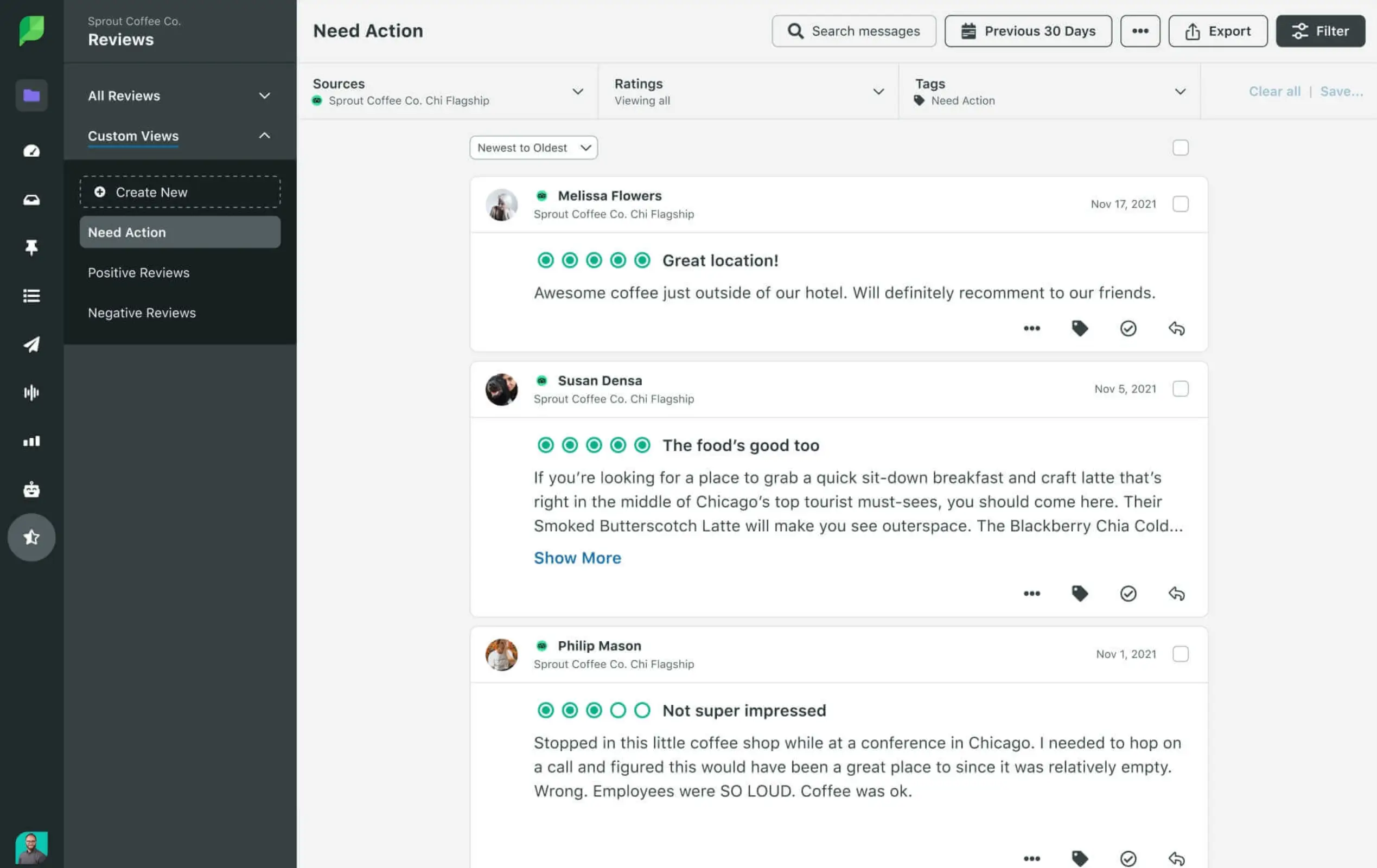 Sprout Social's monitoring capabilities.