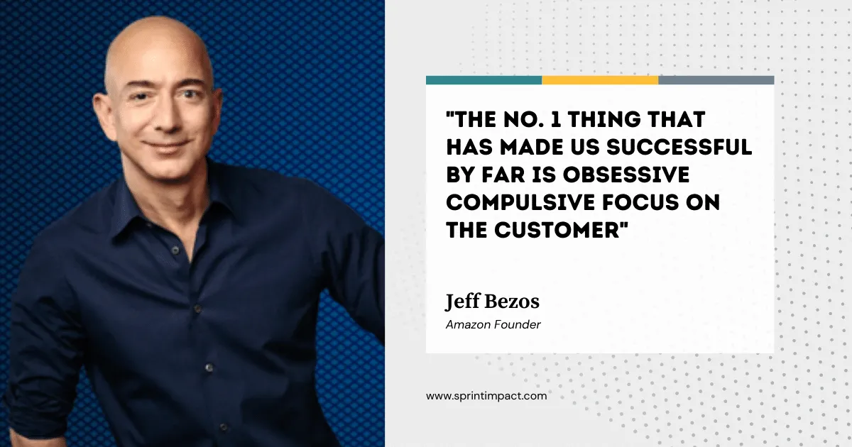 Jeff Bezos quote on customer service