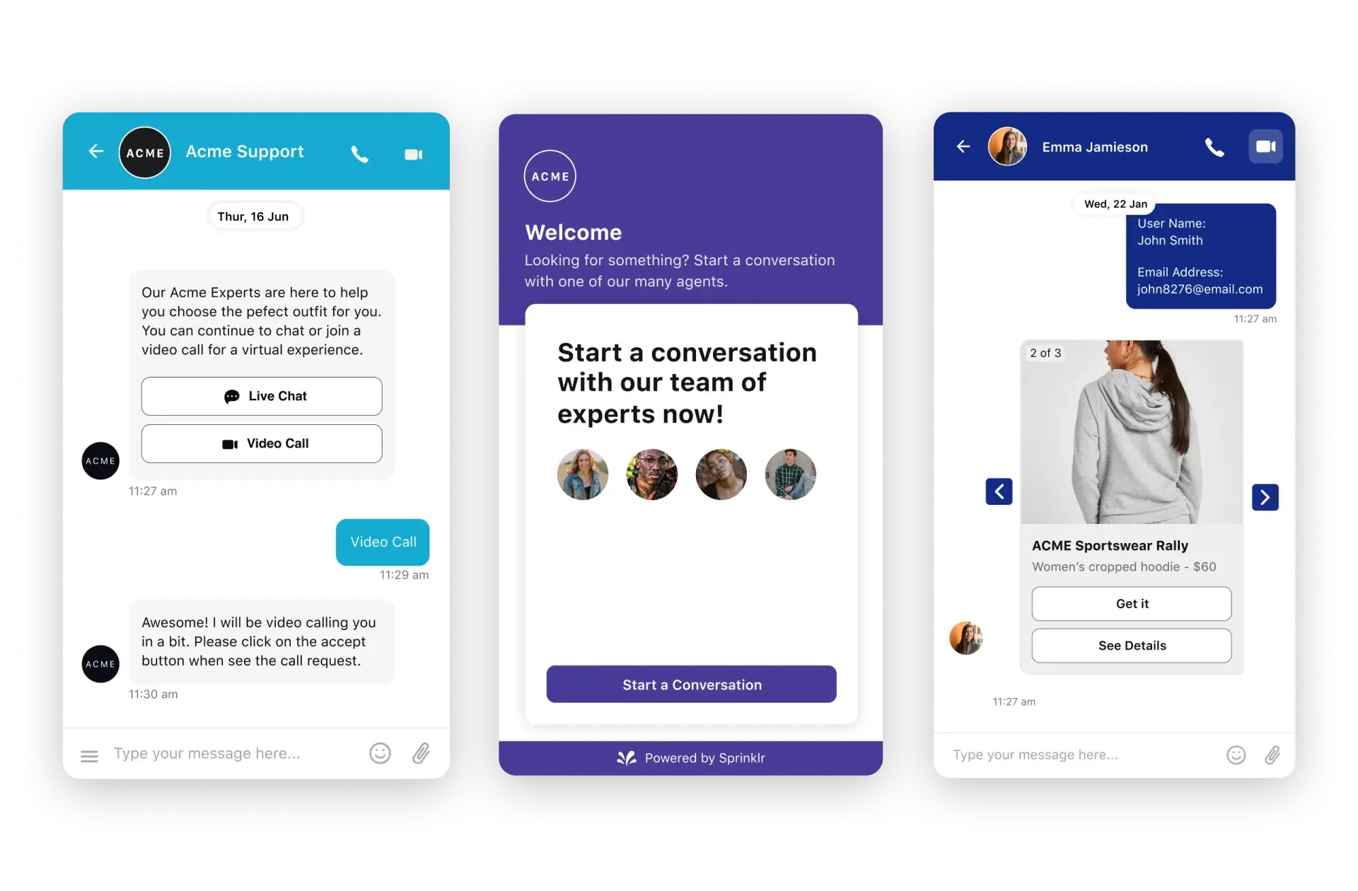 Fully customize your live chat UI 