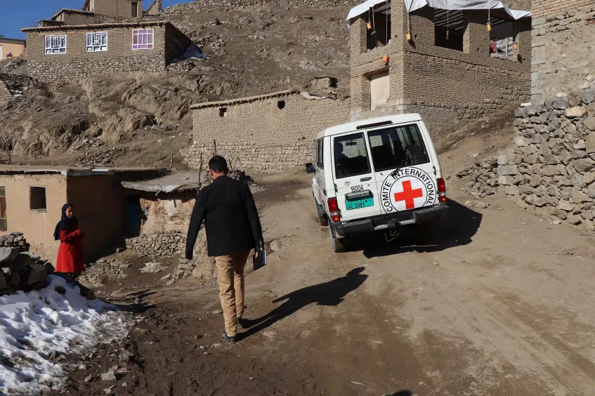 An image showing how ICRC dealt with the political turmoil in Afghanistan