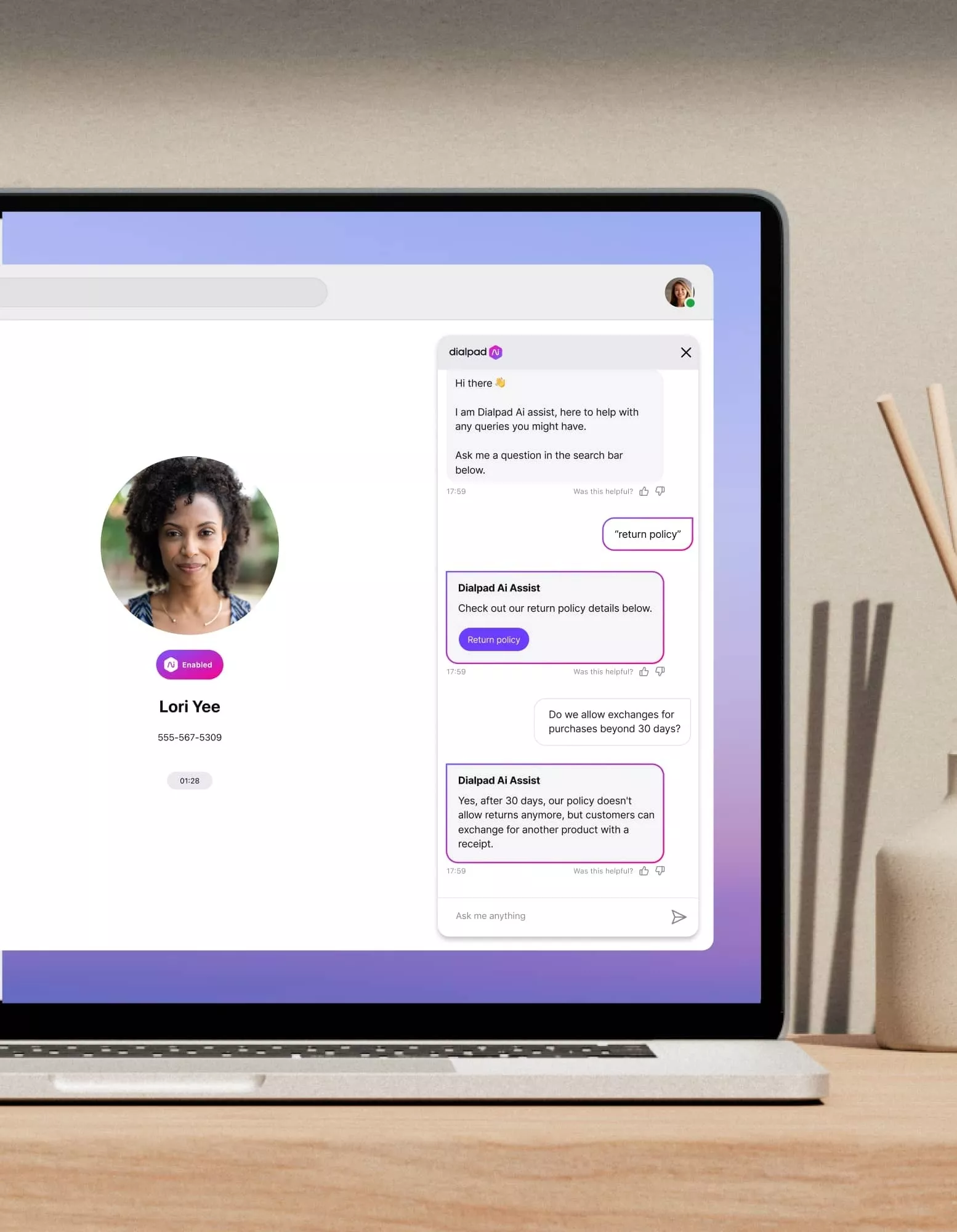 Dialpad's conversational AI platform for customer support