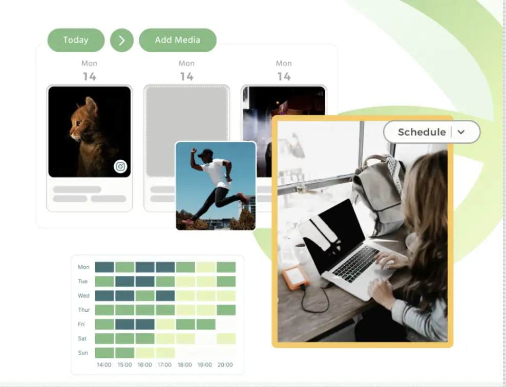 Loomly-s social media scheduling dashboard