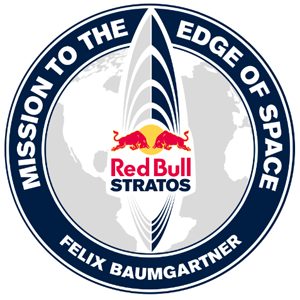 The official logo of the Red Bull Stratos high-altitude skydiving project