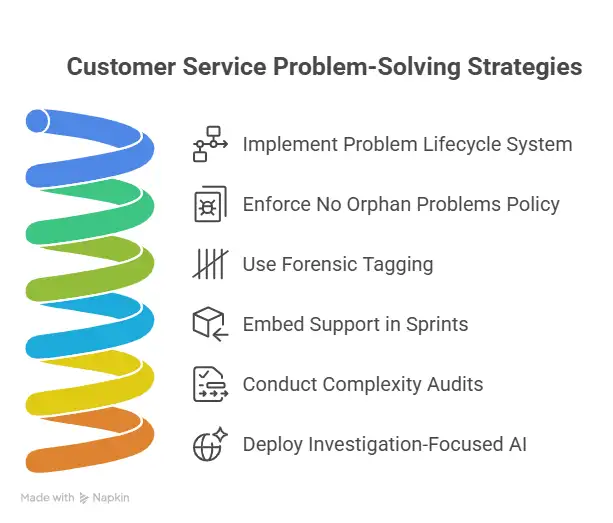 Customer service problem-solving strategies that top brands follow.