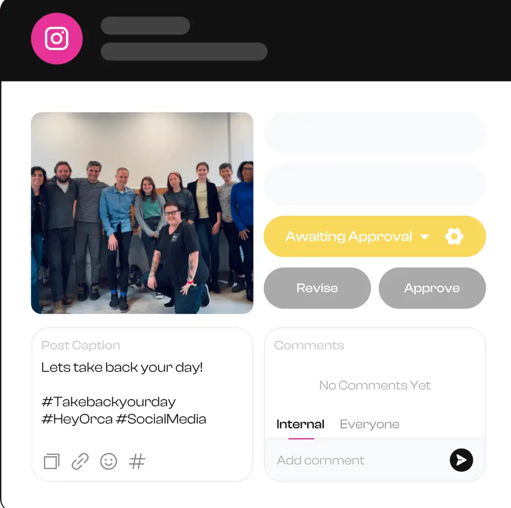HeyOrca's approval and automation feature.