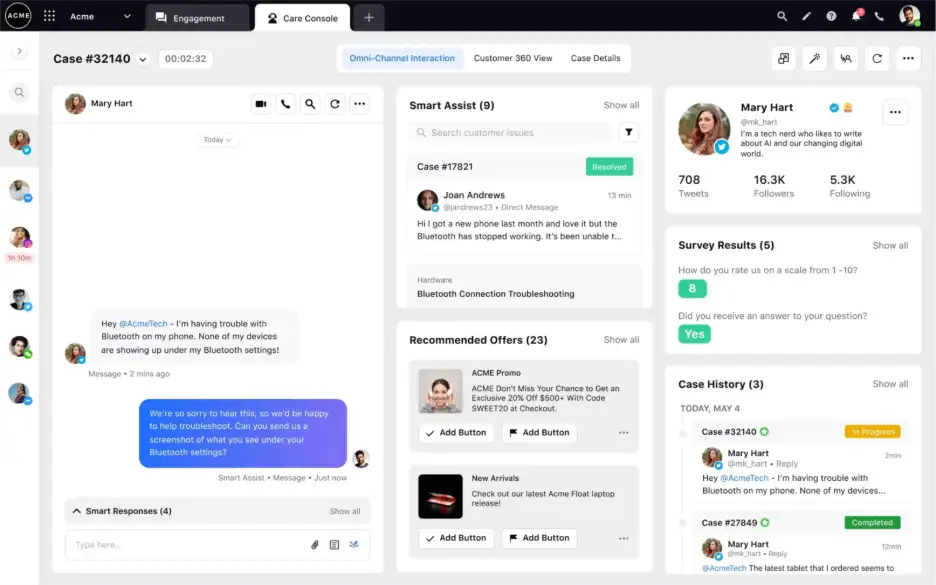 Sprinklr Service interface