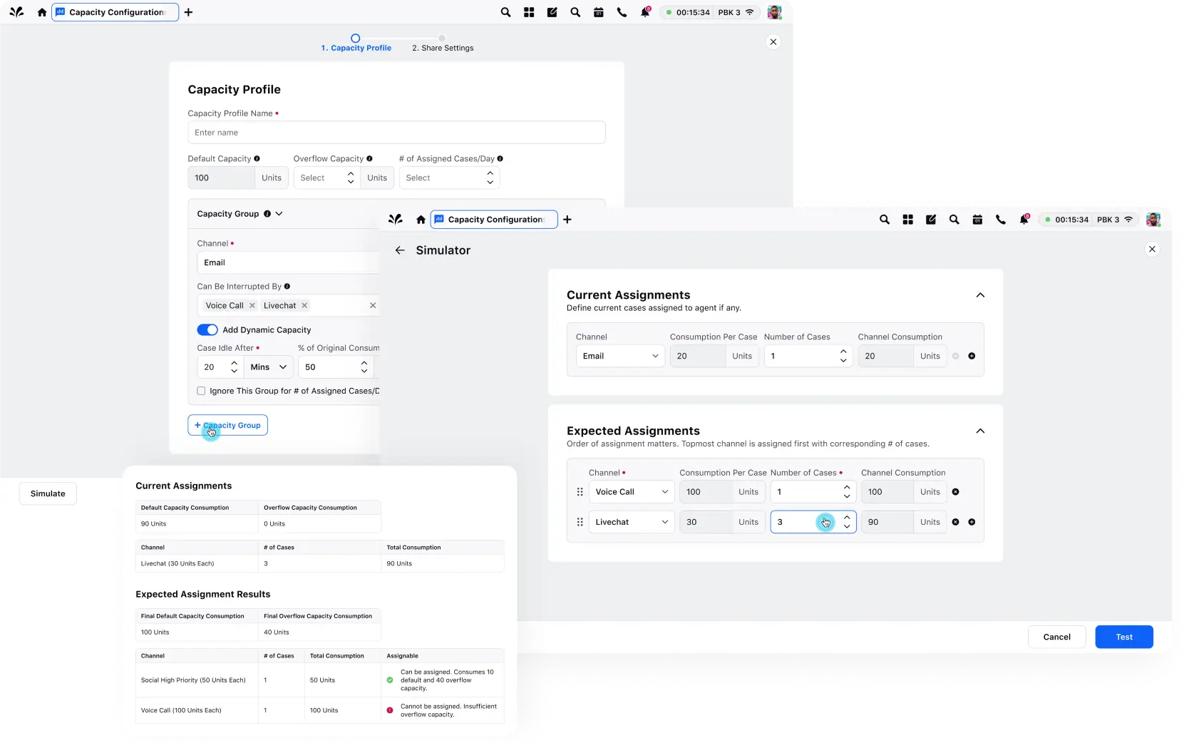 Empower admins and configurators to explore case assignment scenarios