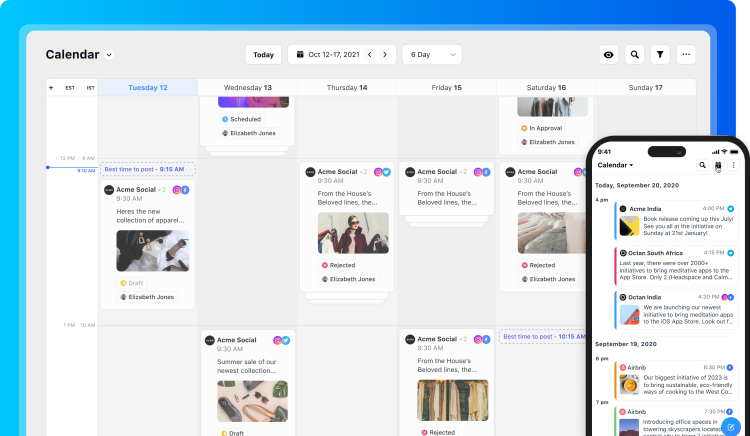 Sprinklr-s unified content calendar doesn-t just let you stay on top of your team-s social media activity but facilitates collaboration with relevant stakeholders