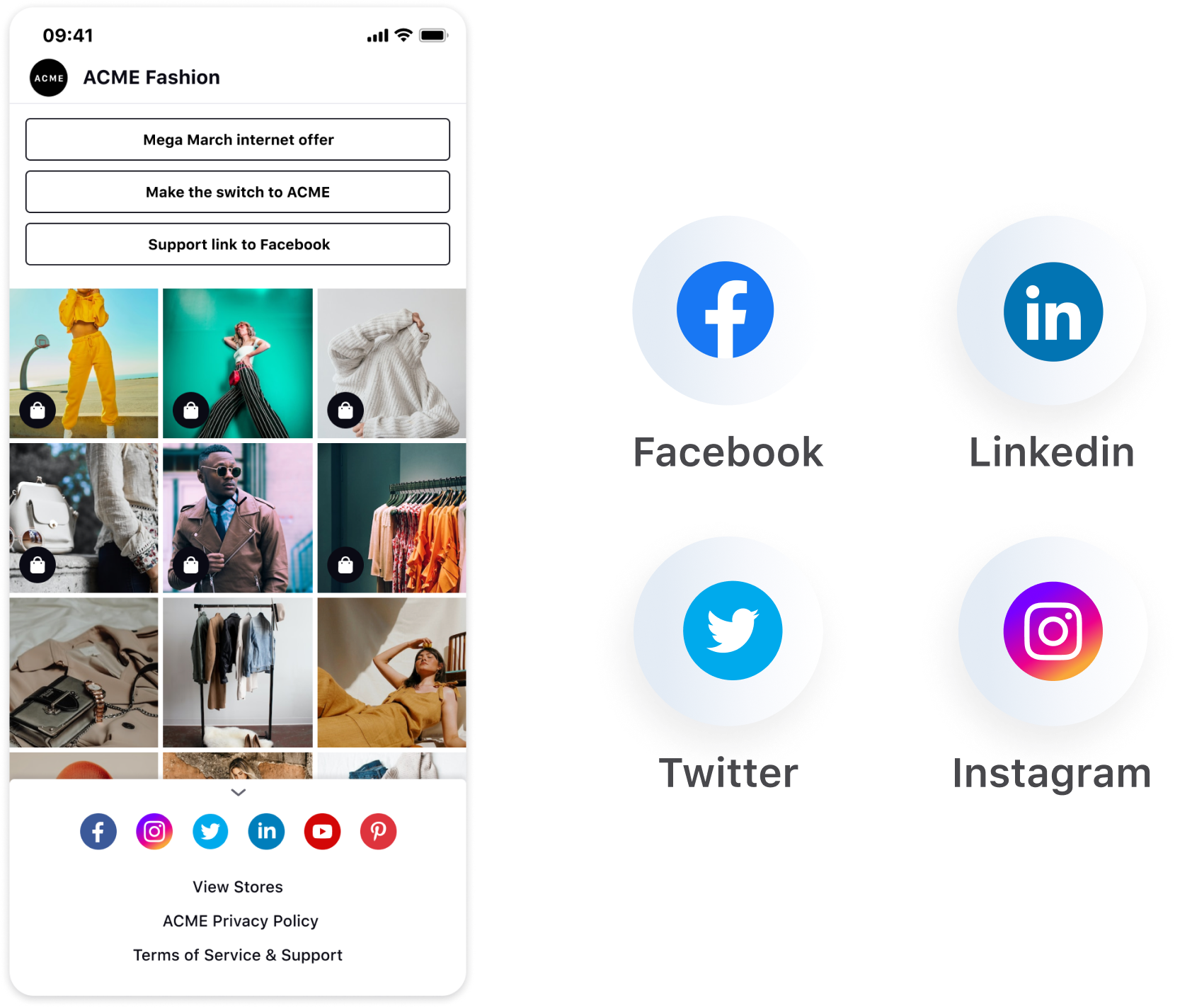 Social Media Crosslinks