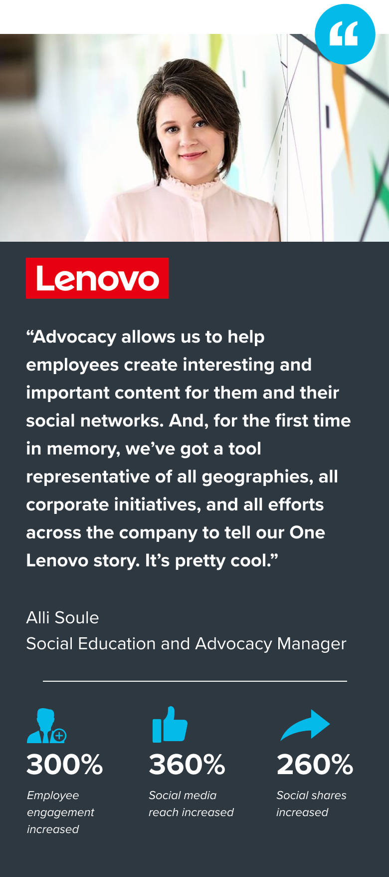 Employee Advocacy - Lenovo - Media