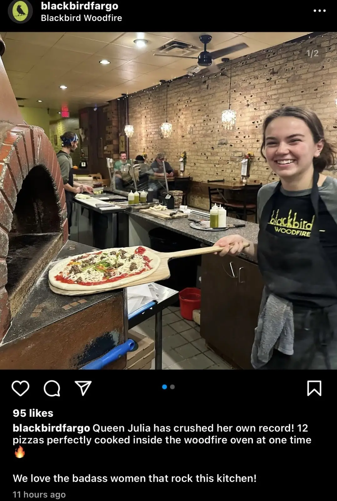 An image that shows behind-the-scenes of a Pizza bakery