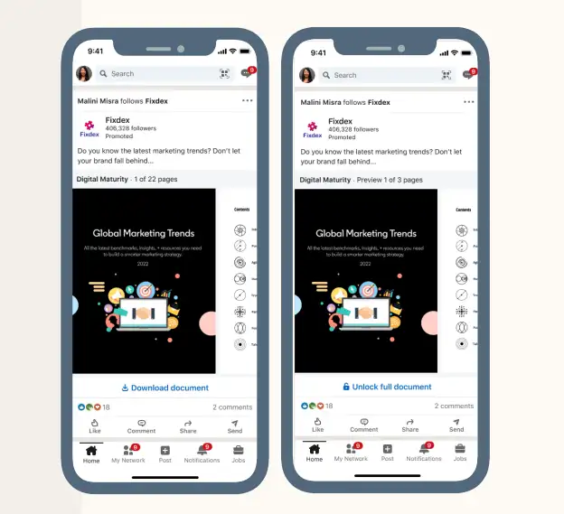 A gated asset, such as an ebook or webinar, with a clear call-to-action and lead capture form can help convert targeted audiences.
