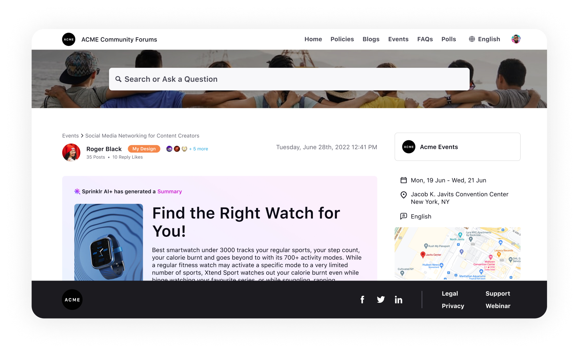 Post Summary and Search Enhancements with AI+