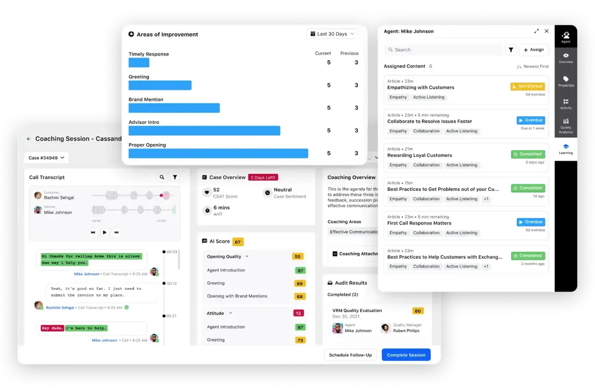 Sprinklr’s supervisor console identifies skill gaps in agents to help upskill them timely.