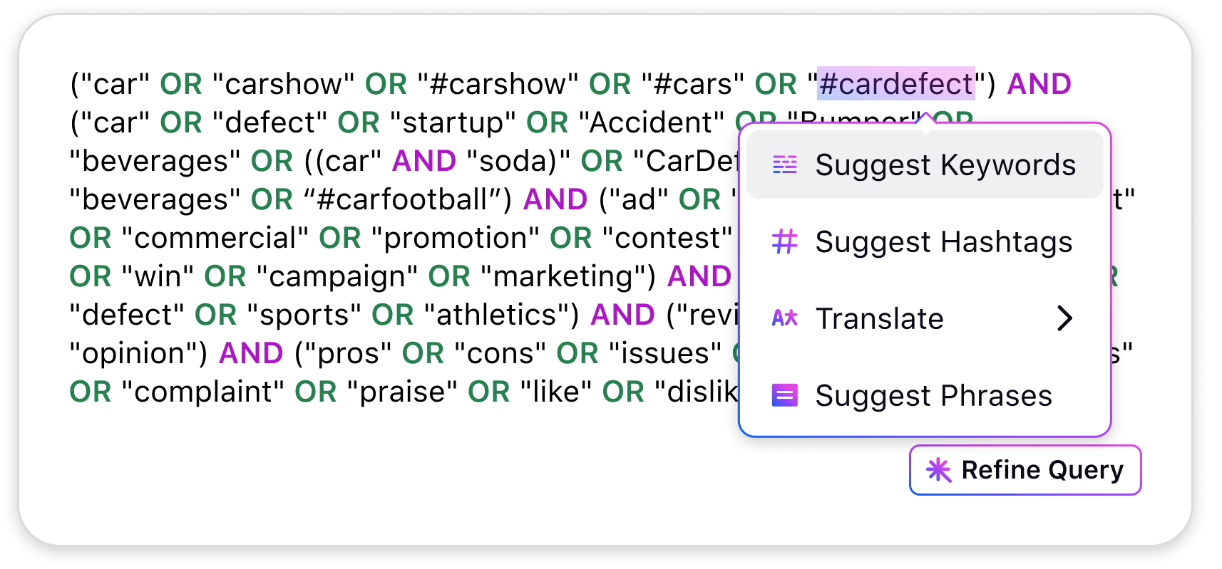 Query & Theme Generation