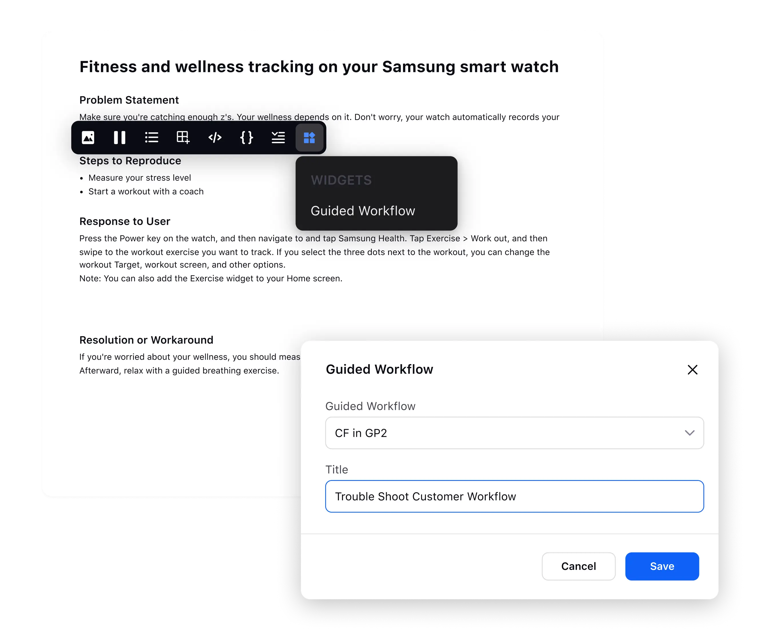 Provide customers with step- by-step troubleshooting guides