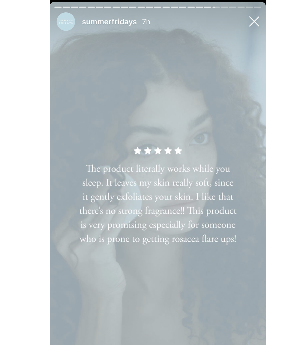 An image that is showing customer testimonials or photos on social media
