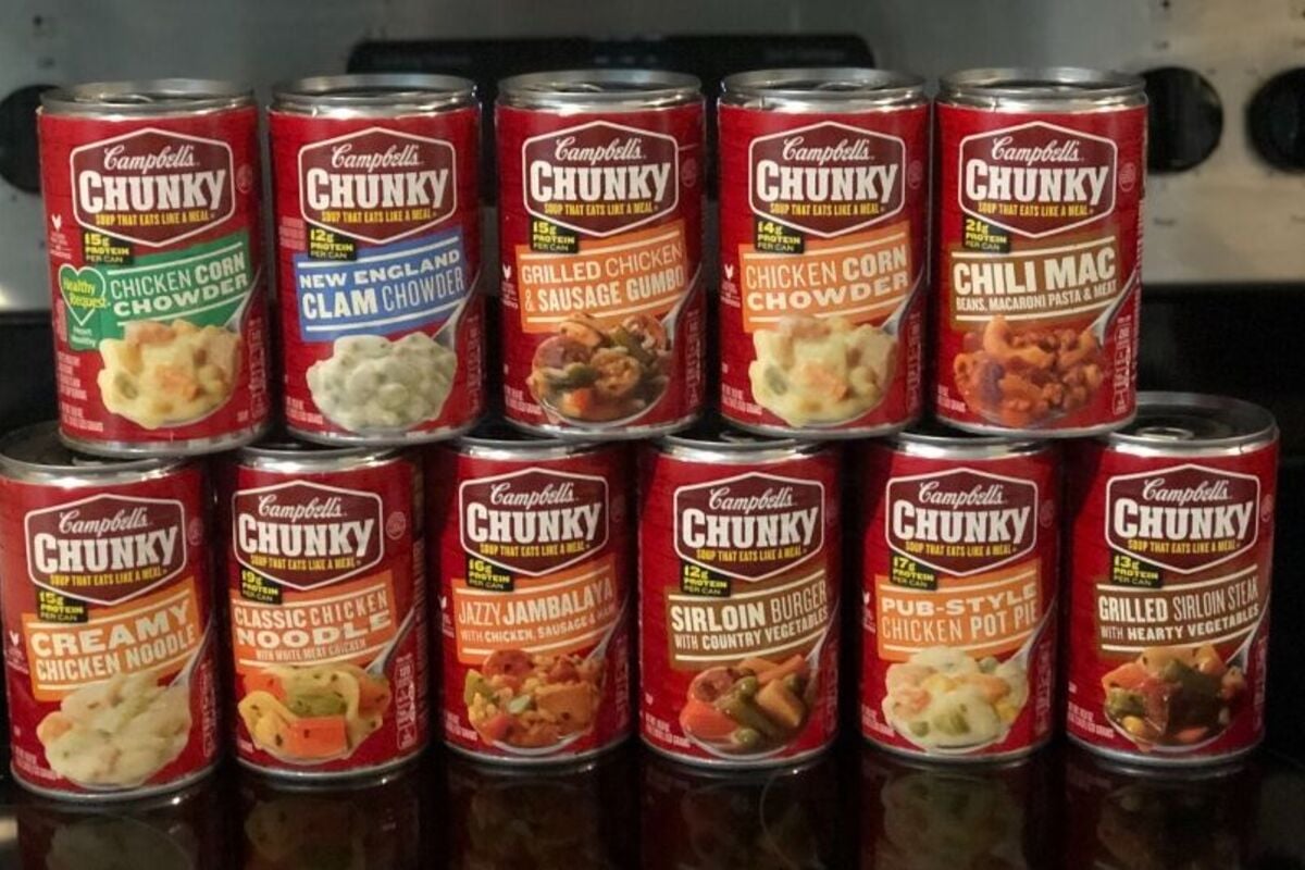 Campbell’s multiple-flavor soups