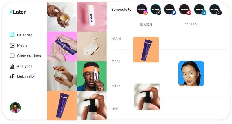 Later-s social media scheduling dashboard