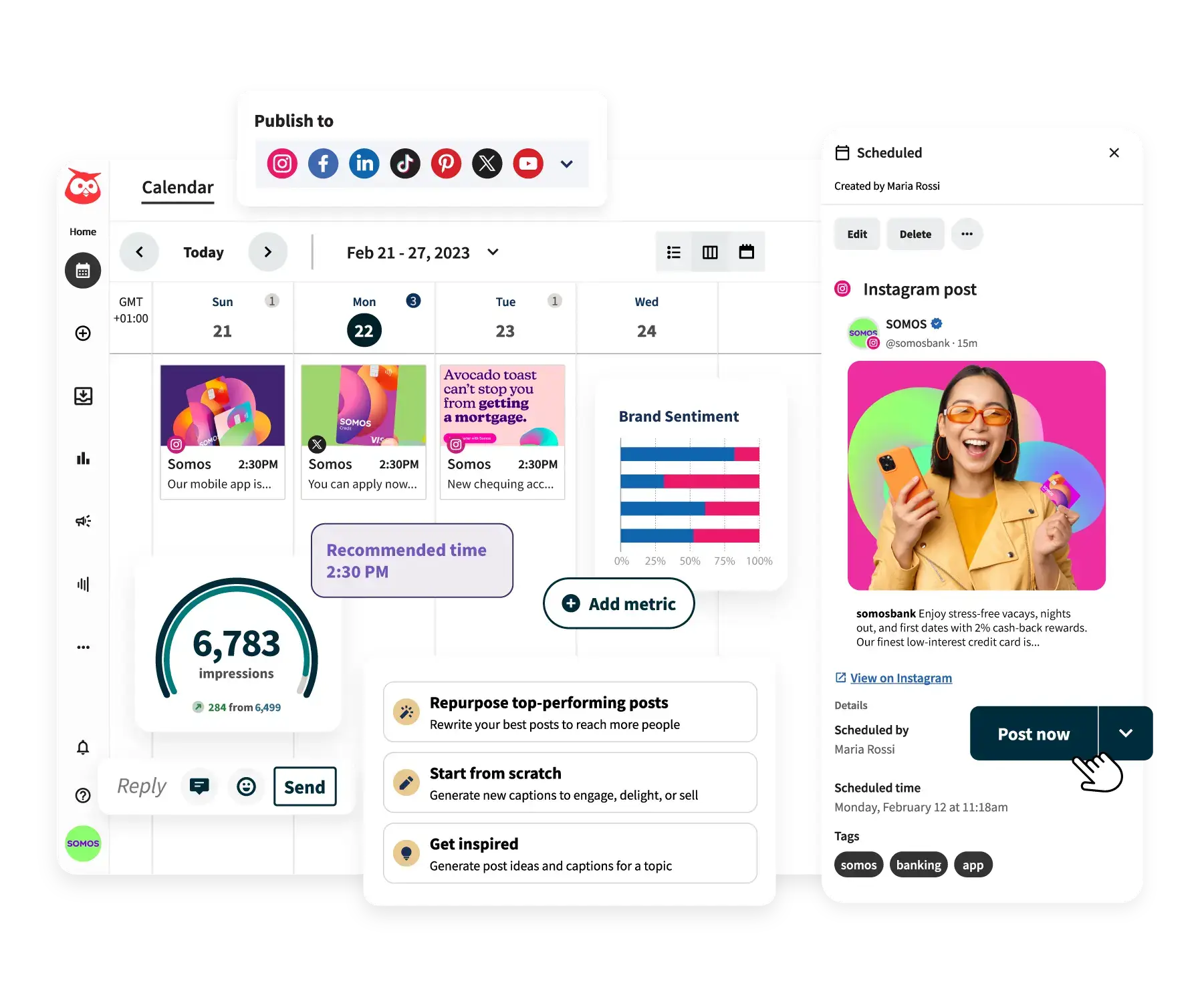 Hootsuite Social Media Management platform