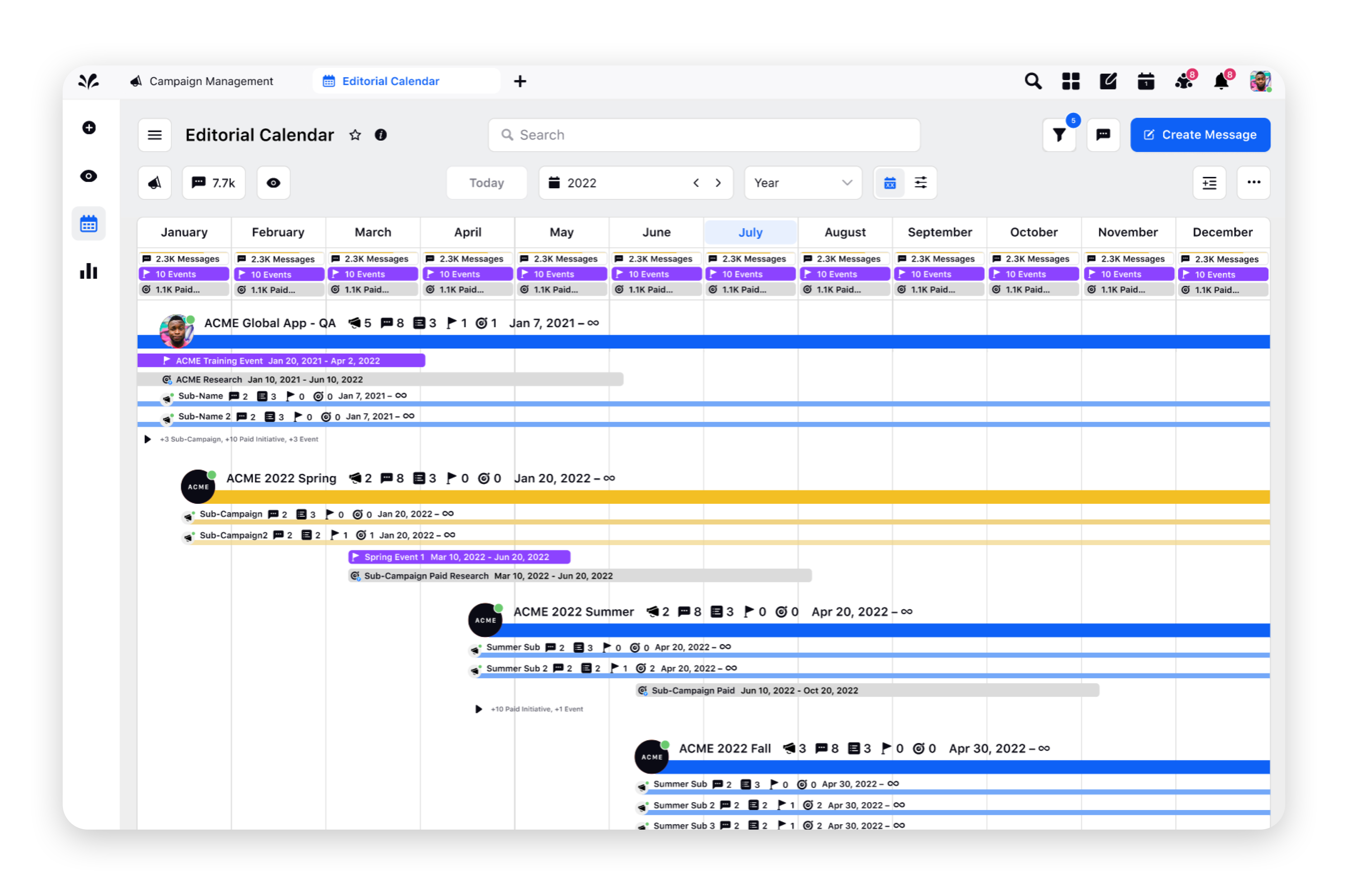 Navigate your content calendar with improved clarity