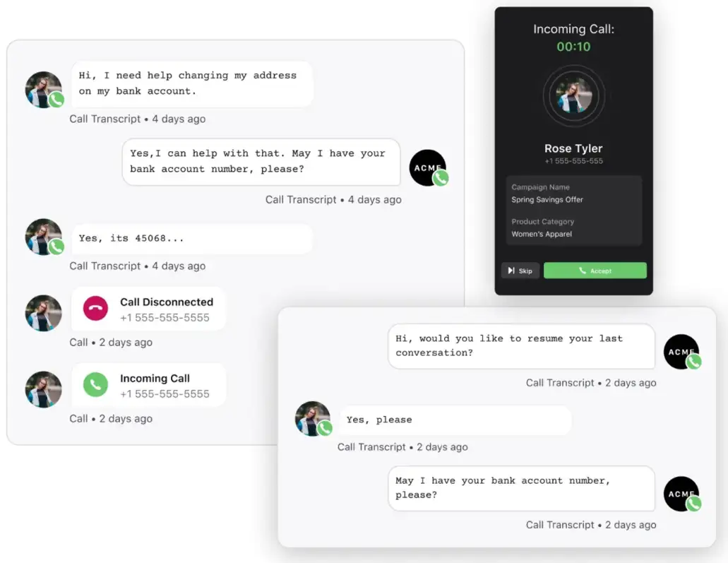 Conversational IVR software powered by Sprinklr Service