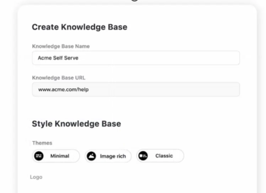 Customizing the formatting and styling of your knowledge base