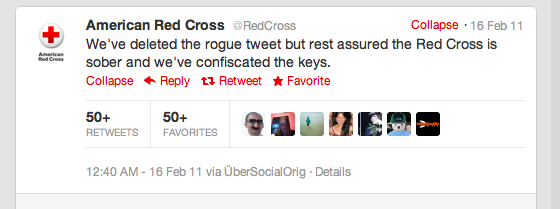 Red Cross' crisis management