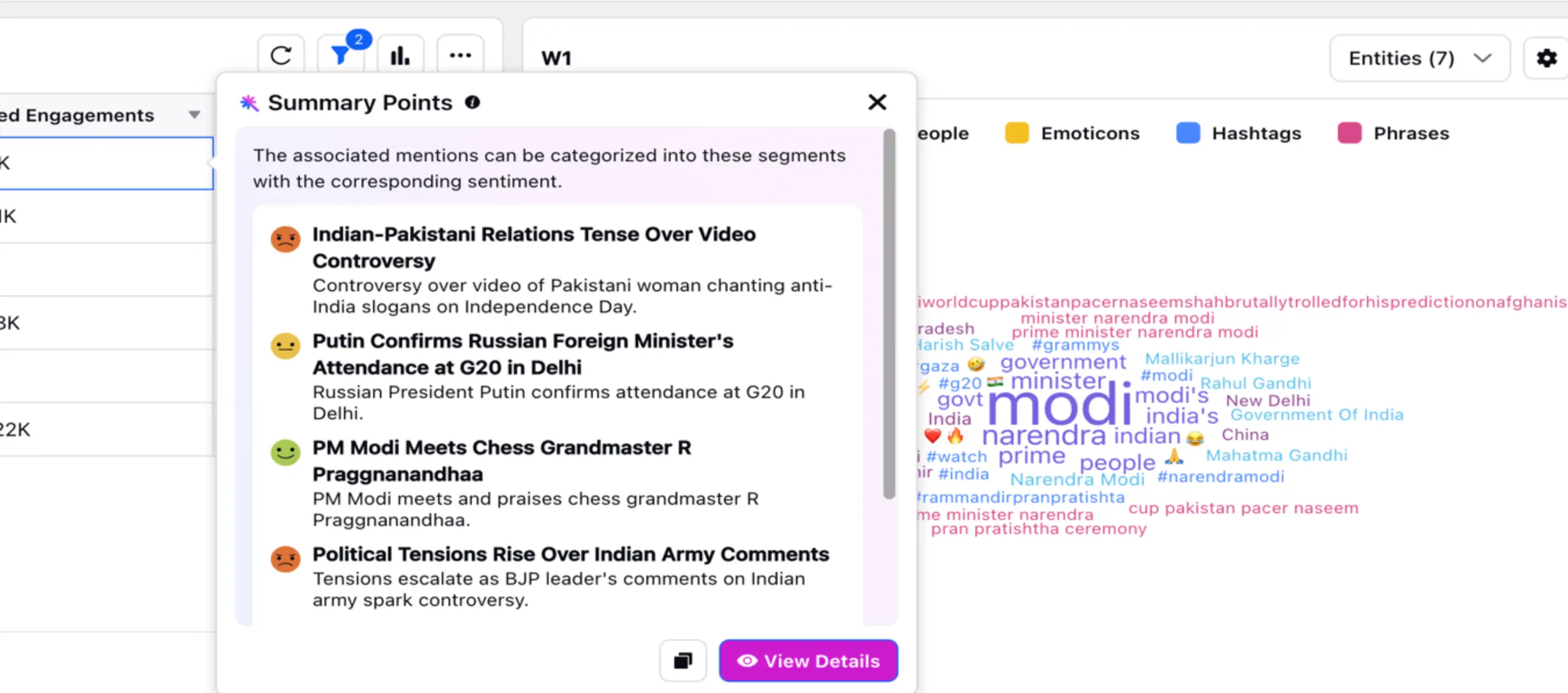 Sprinklr's AI Summarizer for human moderation.