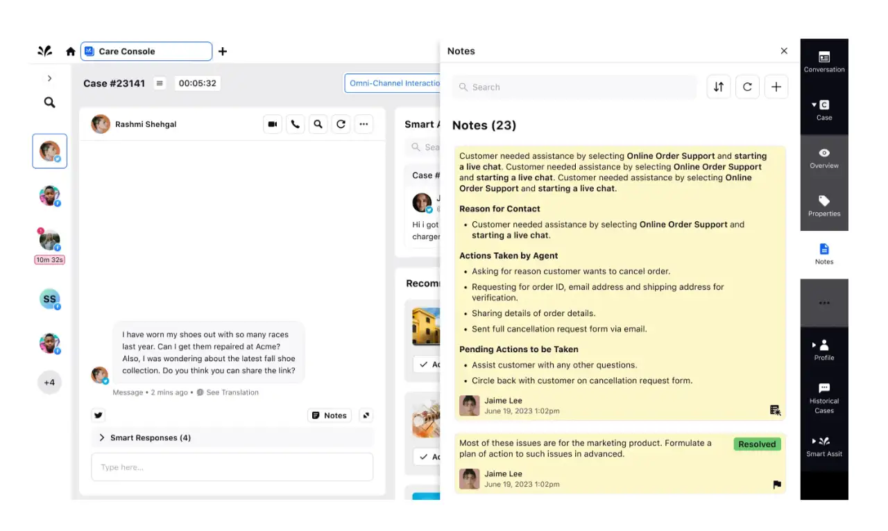 Fully automated after-call work with Sprinklr Service