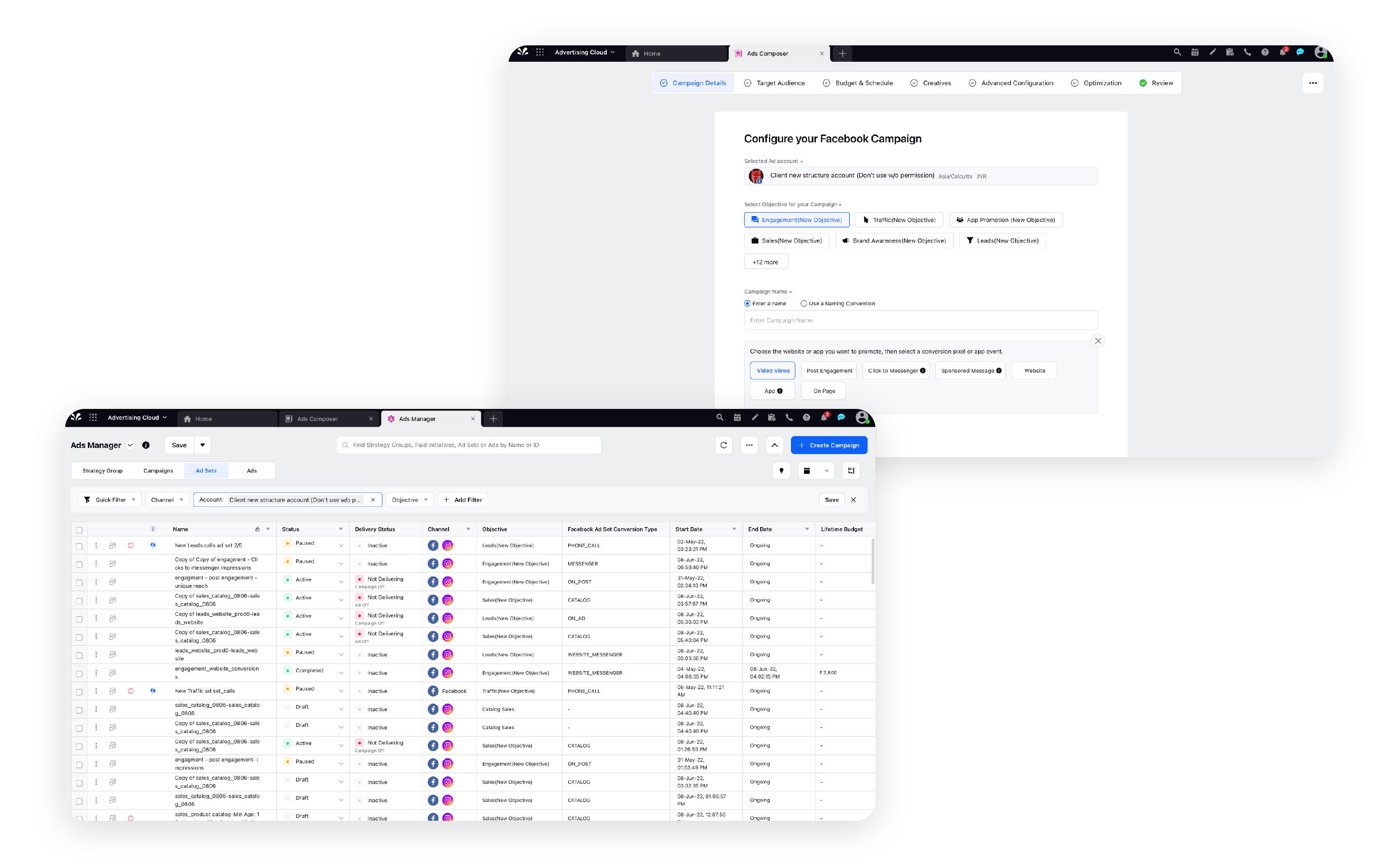 Facebook New Objective Structure