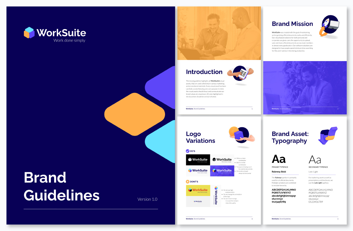 A brand guidelines template