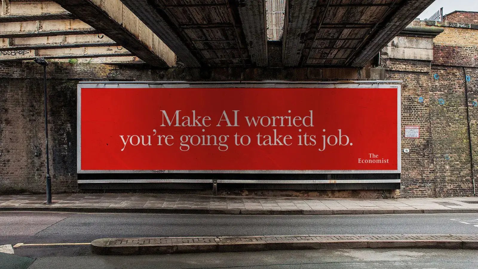 The Economist’s OOH campaign on AI