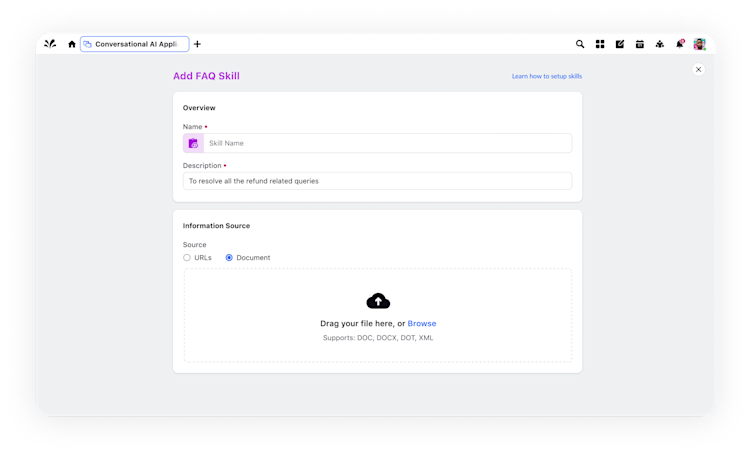 Auto-train FAQ bots