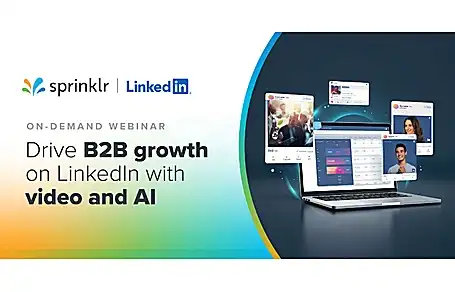 Event Hero Image - Drive B2B growth on LinkedIn with video and AI