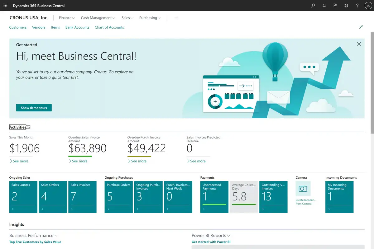 Microsoft dynamics 365 UI