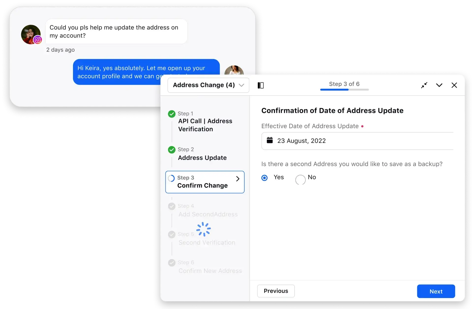 Agent workflow automation with Sprinklr Unified Agent Console software